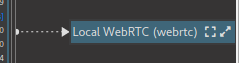 Arrow leading to downstream workflow node box